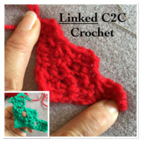 C2C - No-Hole or Linked C2C Crochet. Holeless Corner to Corner Crochet; How To