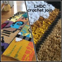 Crochet Join: Linked Half Double Crochet (LHDC) for a wider join