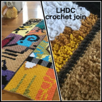 z. Crochet Join: Linked Half Double Crochet (LHDC) for a wider join