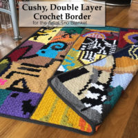 Crochet Border - Cushy, Double Layer Crochet Edging