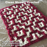 z. Mosaic Crochet: Clean Mosaic Crochet Tutorial (no messy tails)